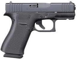 GLOCK 43X 9MM 10RD Black FRONT RAIL