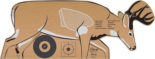 EZ Aim Cardboard Deer Shooting Target, Folded