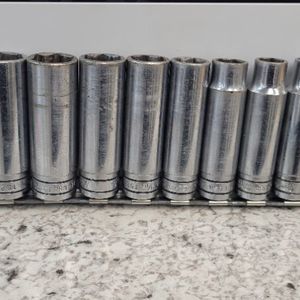 Snap-On 10 PC Deep Well Standard Socket Set