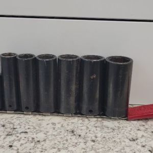 Matco 9 PC Deep Well Standard Socket Set