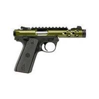 Ruger Mark IV 22/45 Lite Black/Green Anodized 22 Long Rifle Pistol