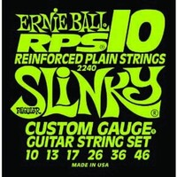 ERNIE BALL 2240 REGULAR SLINKY REINFORCED PLAIN GUITAR STRINGS