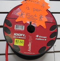 4 Gauge Power Wire- Sold By The Foot