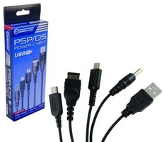 DS/GBAsp/PSP 7 IN 1 USB CHARGE CABLE