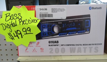 Boss Single DIN Media Receiver