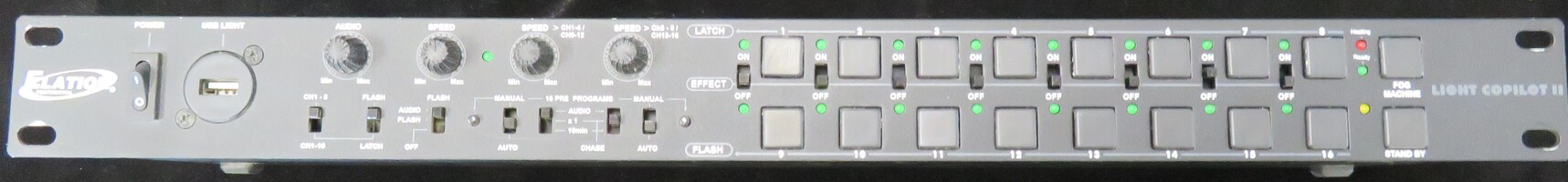 ELATION COPILOT III, 16CH. DJ LIGHT CONTROLLER