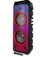DOLPHIN RECHARGEABLE BLUETOOTH SPEAKER W/ MIC. DUAL 12" SPEAKERS