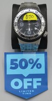 SWISS LEGENDS NEPTUNE RUBBER BEZLE WATCH