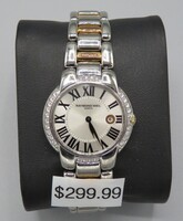  RAYMOND WEIL JASMINE SILVER QUARTZ W.DIAMOND BEZEL MODEL NUMBER 5229