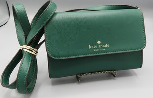 Kate Spade, Deep Jade Green Crossbody Handbag