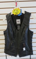 WOMEN'S LEATHER HARLEY VEST SIZE SMALL