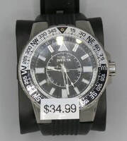 INVICTA WATCH STYLE 21623 WITH BLACK BAND
