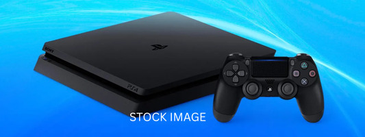 PS4 SLIM, 1TB, W/ RED CONTROLLER