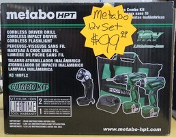 METABO HPT 12V PEAK COMBO KIT