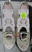 TUBBS 30" SNOW SHOES WITH CARRYING BAG AND TREKKING POLES