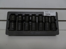 SNAP-ON 7pc 1/2" Drive 6-Point Metric Flank Drive® Shallow Impact Swivel Socket
