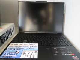ASUS AMD RYZEN 7, 16GB RAM, 512SSD, RADEON RX 7600S 