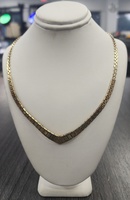  Female Tricolor Gold Necklace