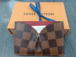 LOUIS VUITTON DAMIER EBENE CAISSA CARD HOLDER