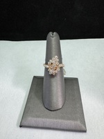 14kt Yellow Gold Cluster Ring