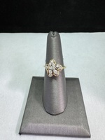  14kt Yellow Gold Cluster Ring