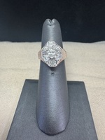  14kt Yellow Gold Diamond Cluster Ring