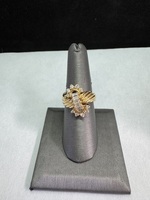  14kt Yellow Gold Cluster Ring