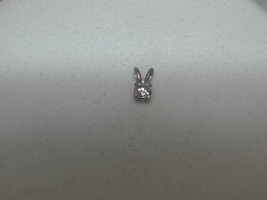  14KT GOLD DIAMOND CHARM
