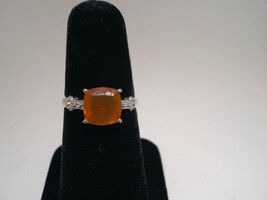  10kt Orange Colored Stone Ring