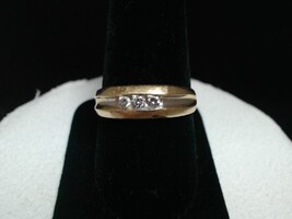  14KT MENS BAND