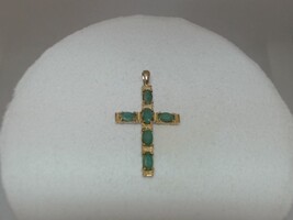 10KT GOLD CROSS CHARM