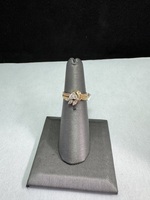  14kt Yellow Gold Heart Diamond Ring