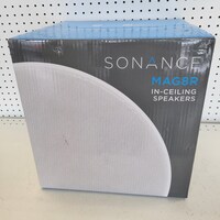 Sonance MAG8R 8" 150-Watt In-Ceiling Speaker - Pair - White **NEW** 