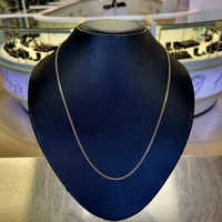  10k yellow gold round link necklace