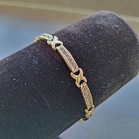  10k yellow gold diamond bracelet