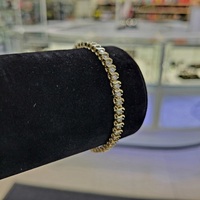  10k yellow gold diamond bracelet
