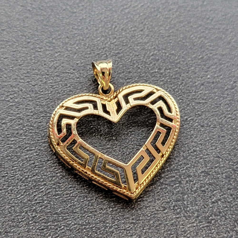  10k Yellow Gold Heart Pendant
