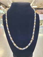 10k Two Tone Gold Chain 