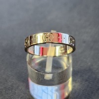  18K White Gold Gucci Ring