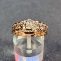  10K Rose Gold Diamond Ringset