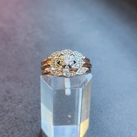  10K Rose Gold Diamond Ringset