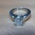  14KT 3.30DWT RING ~ 1 CT SOLITAIRE SQUARE DIA 