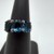  Gold 14KT 3.80DWT RING TOPAZ W/ ~.02 CTW DIAMOND 