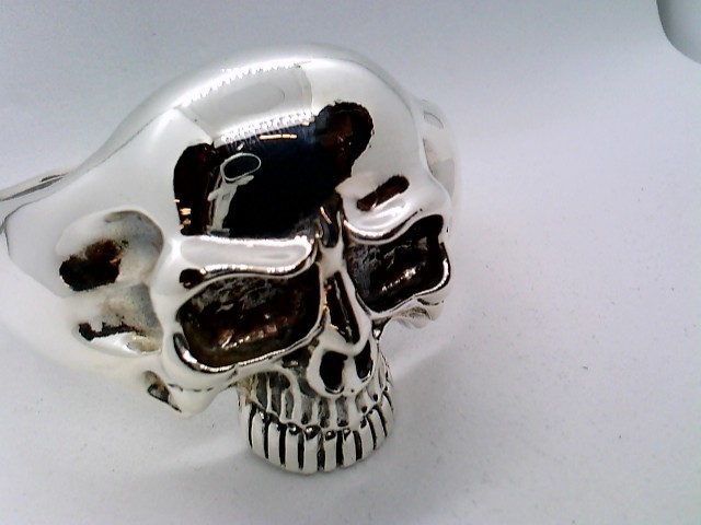 Sterling Skull Bracelet 