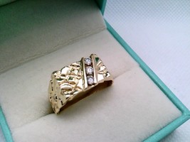 Nugget Look Diamond Ring