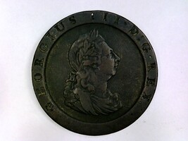 1797 GREAT BRITAIN GEORGE III CARTWHEEL PENNY COIN