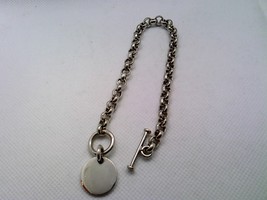 Silver Belcher Link Bracelet 