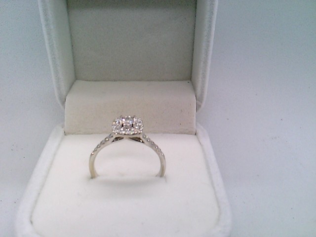 Halo Set Diamond Ring 