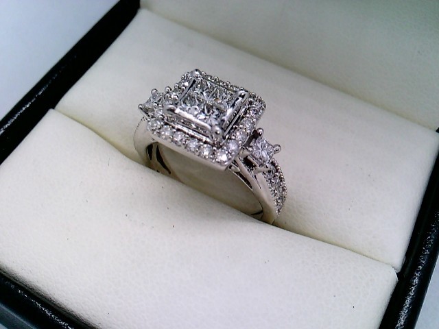 Halo Princess Diamond Ring 