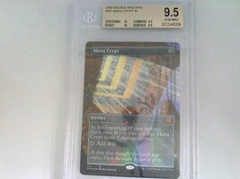 Magic the Gathering 2020 Double masters Mana Crypt Gem 9.5 Graded Card